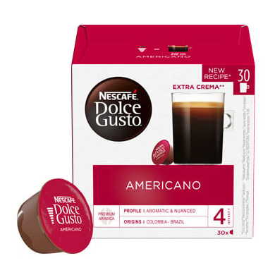 NESCAFE DOLCE GUSTO Café Americano 30Caps 3x240g ZA