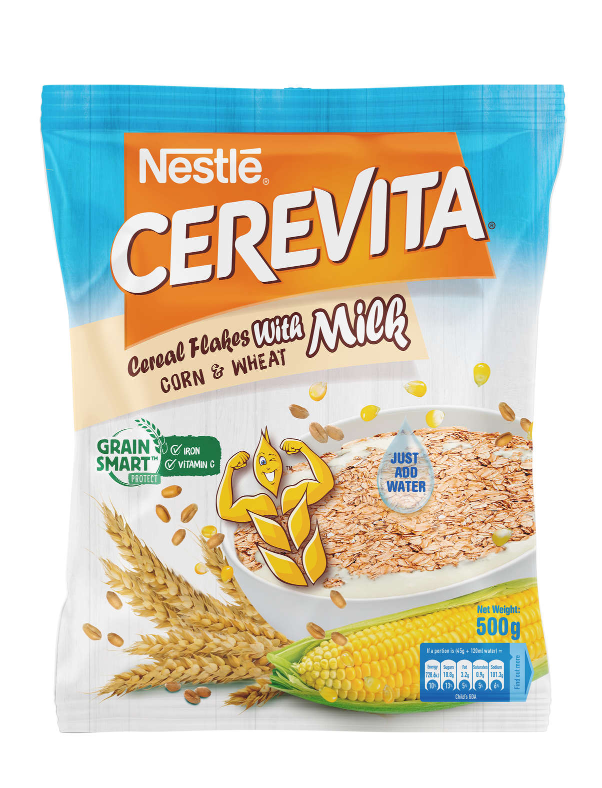 corn and wheat