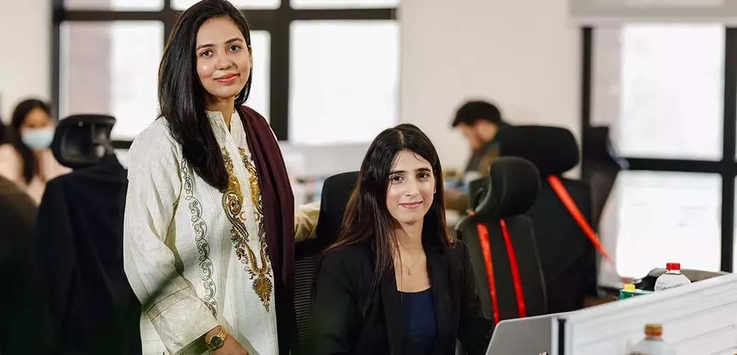 employees at the office